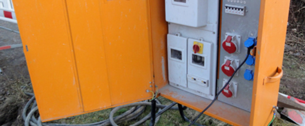 Baustrom bei Elektroanlagen Rolapp & Krüger GmbH in Ohrdruf