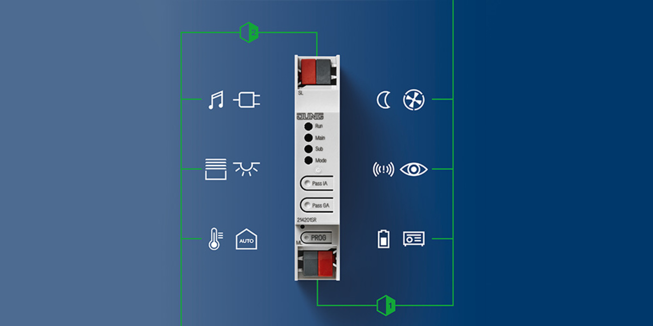 KNX Bereichs- und Linienkoppler bei Elektroanlagen Rolapp & Krüger GmbH in Ohrdruf