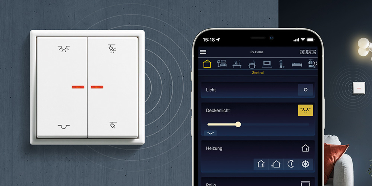 KNX RF Taster bei Elektroanlagen Rolapp & Krüger GmbH in Ohrdruf